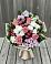 Букет цветов из: Альстромерии, Гвоздики, Розы и Хризантемы в Мотыгино