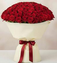 Букет 101 Красная роза Милано в Мотыгино
