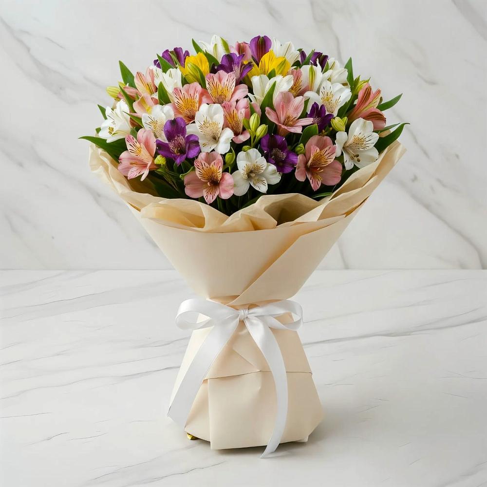 Букет цветов из: Альстромерии в Мотыгино