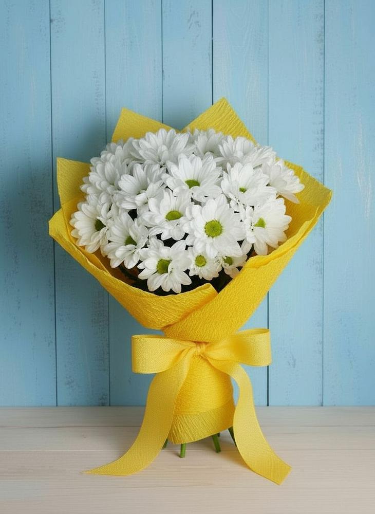 Букет цветов из: Хризантемы в Мотыгино