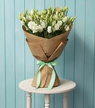 Букет цветов из:  Лизиантусы в Мотыгино