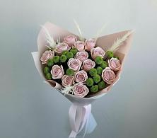 Букет цветов из:  Розы и Хризантемы #REPLACE_PRED# Мотыгино