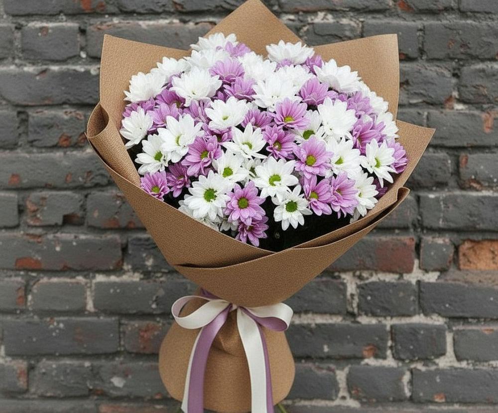 Букет цветов из: Хризантемы в Мотыгино