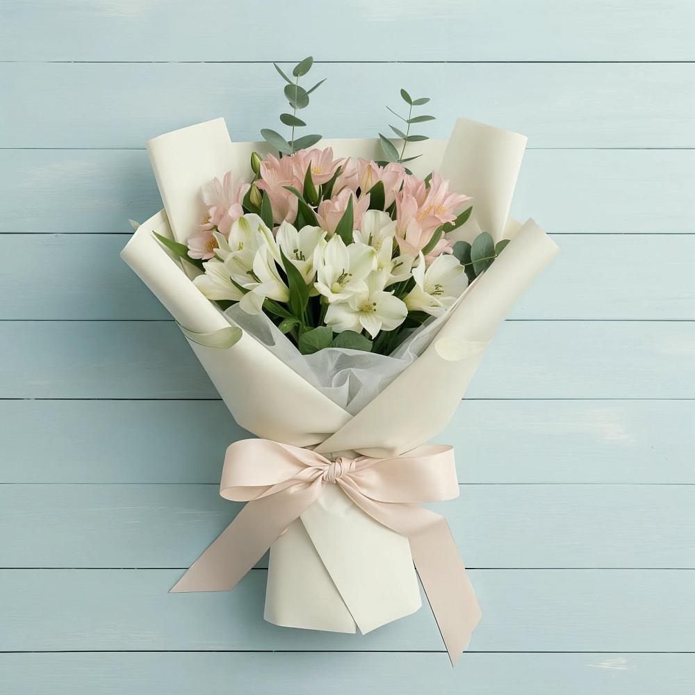 Букет цветов из: Альстромерии в Мотыгино