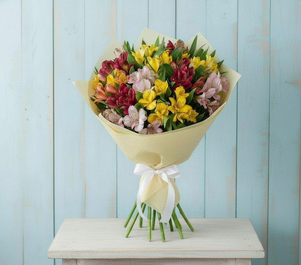Букет цветов из: Альстромерии в Мотыгино
