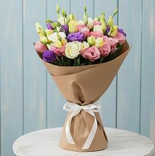 Букет цветов из:  Лизиантусы в Мотыгино